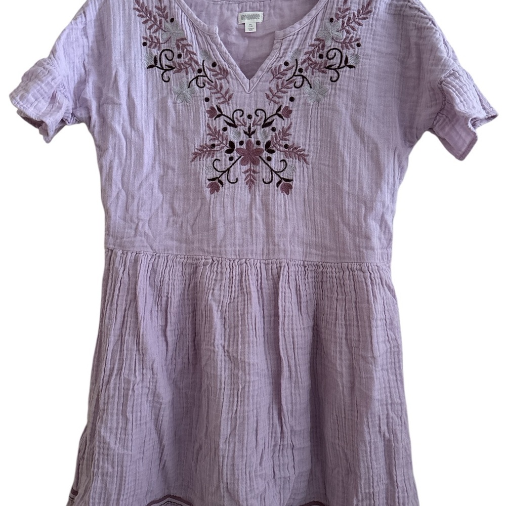 Gymboree Purple Embroidered Relaxed Tunic